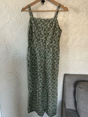 Old Navy Green Floral Romper